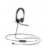 Logitech H650e Casque Avec fil Arceau Bureau Centre d'appels USB Type-A Noir, Argent