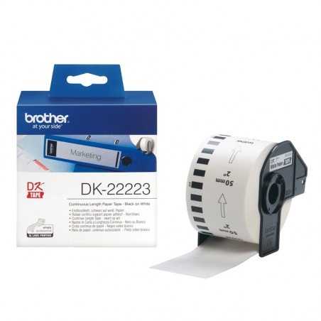 Brother DK-22223 étiquette à imprimer Blanc