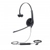 Jabra Biz 1500 Mono USB Casque Avec fil Arceau Bureau Centre d'appels Bluetooth Noir