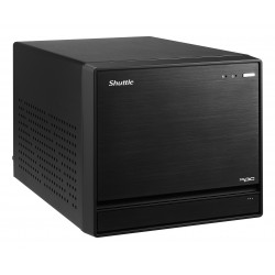 Shuttle XPC cube Barebone SW580R8 - S1200, Intel W580, vPRO, 4x LAN (2x 1Gb & 2x 2.5Gb), 4x 3.5" HDD bays