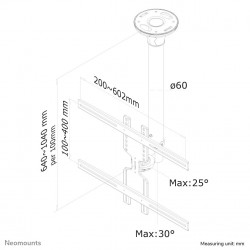 Neomounts support de plafond pour écran