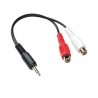 Neklan 2060656 câble audio 15 m 3,5mm 2 x RCA Multicolore