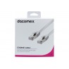 DACOMEX Cordon RJ45 CAT. 6 F/UTP LSOH snagless blanc - 3 m