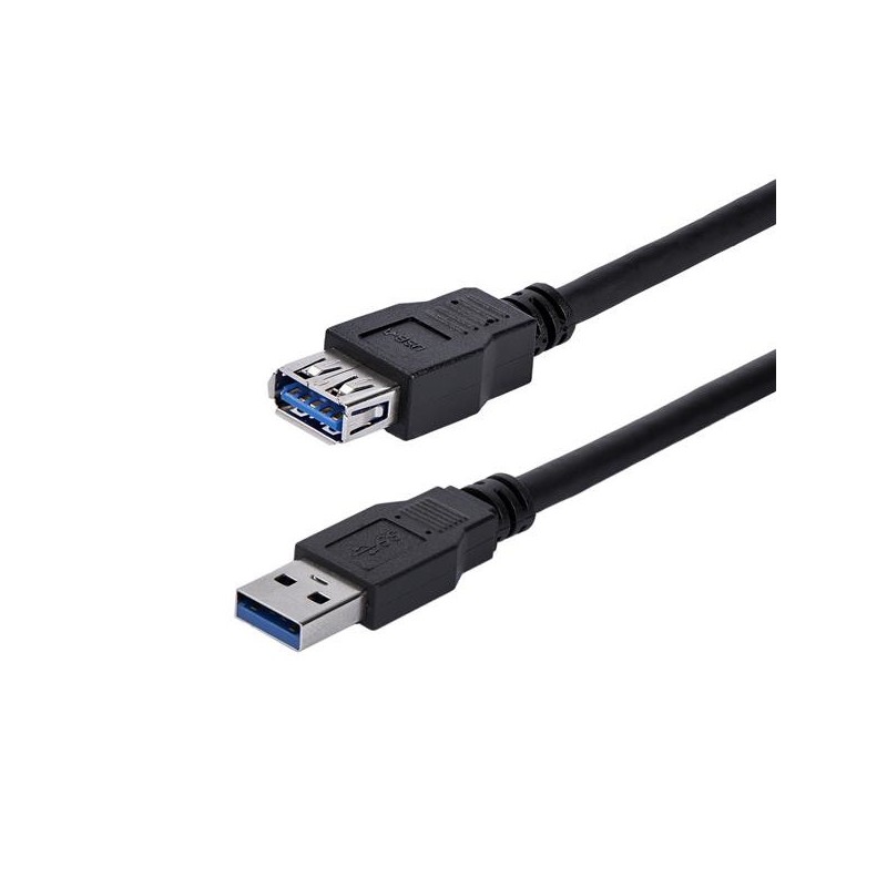 StarTech.com Câble d'extension noir SuperSpeed USB 3.0 A vers A 1 m - M F