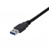 StarTech.com Câble d'extension noir SuperSpeed USB 3.0 A vers A 1 m - M F