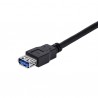 StarTech.com Câble d'extension noir SuperSpeed USB 3.0 A vers A 1 m - M F