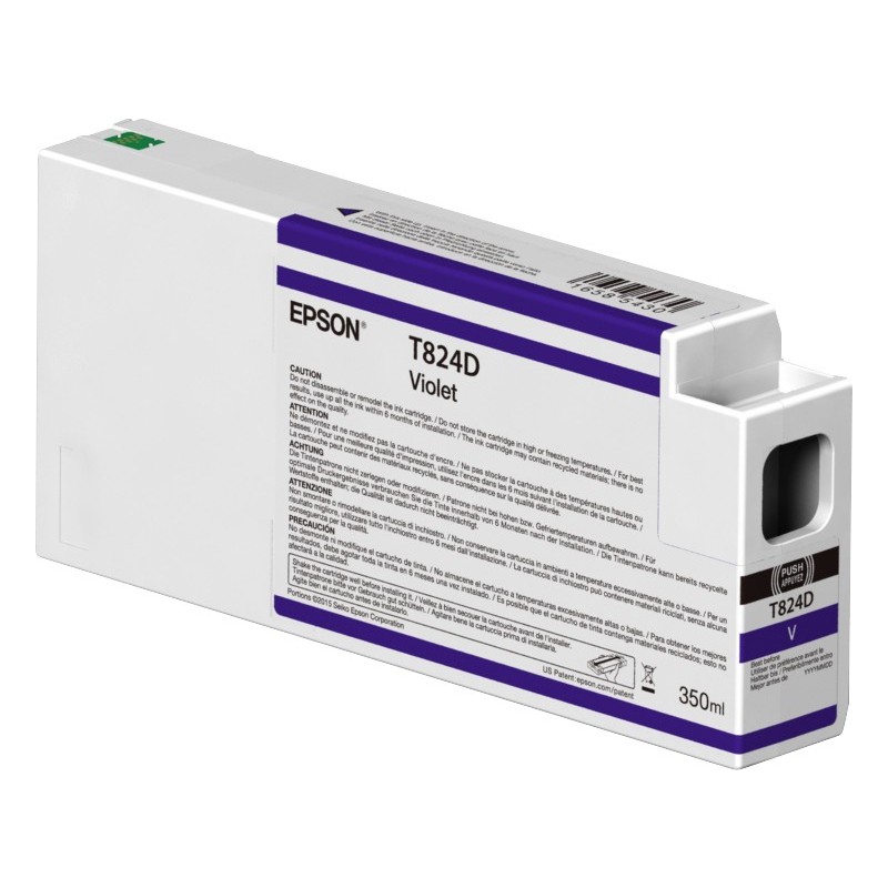 Epson Singlepack Violet T824D00 UltraChrome HDX 350ml