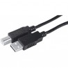 Neklan 2090059 câble USB 5 m USB 2.0 USB A USB B Noir