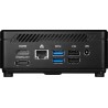 MSI Cubi 5 10M-008BEU 0.84L sized PC Noir i5-10210U BGA 1528 1,6 GHz Haut-parleurs intégrés