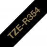 Brother TZE-R354 ruban d'impression Or