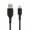 Belkin CAB001BT0MBK câble USB 0,15 m USB A USB C Noir