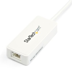 StarTech.com Adaptateur USB 3.0 vers Ethernet Gigabit - Carte Réseau Externe USB vers 1 Port RJ45 - Blanc