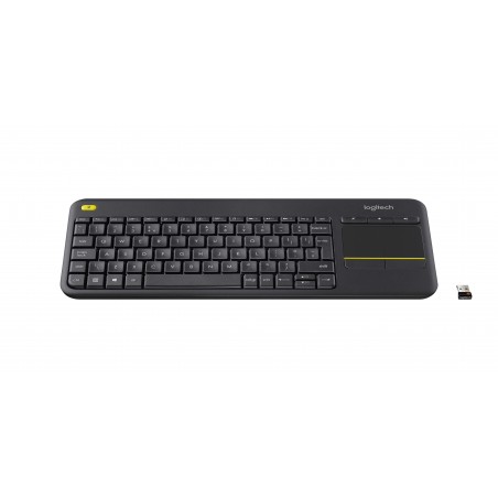 Logitech K400 Plus Tv clavier RF sans fil AZERTY Français Noir