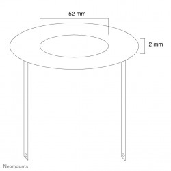 Neomounts couverture de plafond