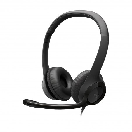 Logitech H390 USB Computer Headset Son numérique amélioré et commandes intégrées