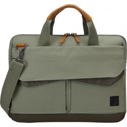 Case Logic LODO 14" 35,8 cm (14.1") Sac Messenger Noir, Marron, Vert