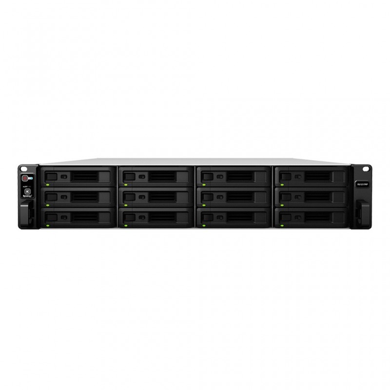 Synology RX1217RP boîtier de disques Rack (2 U) Noir, Gris