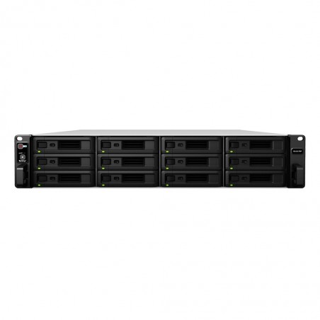 Synology RX1217RP boîtier de disques Rack (2 U) Noir, Gris