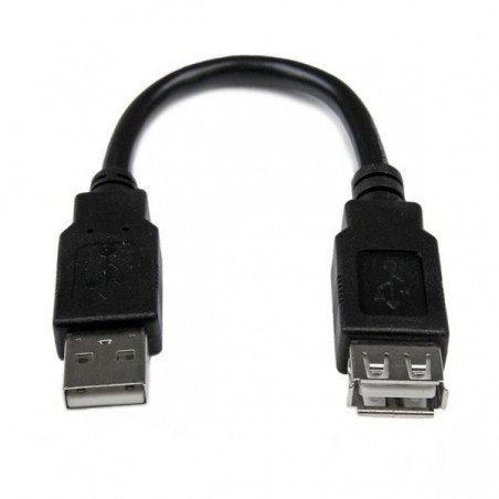 StarTech.com Câble d'extension USB 2.0 de 15cm - Rallonge USB A vers A - M F