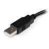 StarTech.com Câble d'extension USB 2.0 de 15cm - Rallonge USB A vers A - M F