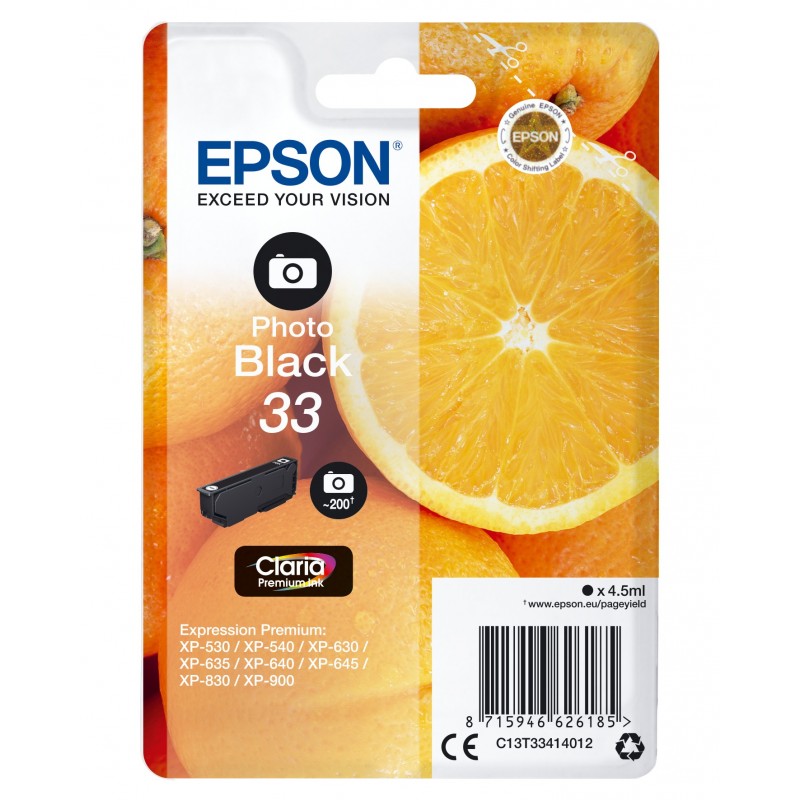 Epson Oranges Cartouche " " - Encre Claria Premium N Photo