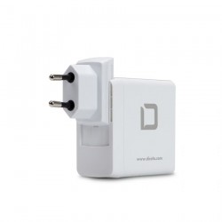 DICOTA D31468 chargeur d'appareils mobiles Ordinateur portable, Smartphone, Tablette Blanc Secteur Intérieure