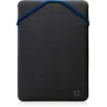 HP Housse de protection réversible pour ordinateur portable 15,6 pouces (bleu)