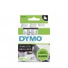 DYMO D1 - Standard Étiquettes - Noir sur transparent - 9mm x 7m