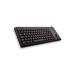 CHERRY G84-4400 TRACKBALL KEYBOARD Clavier filaire miniature, trackball, PS2, noir, AZERTY - FR