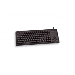 CHERRY G84-4400 TRACKBALL KEYBOARD Clavier filaire miniature, trackball, PS2, noir, AZERTY - FR