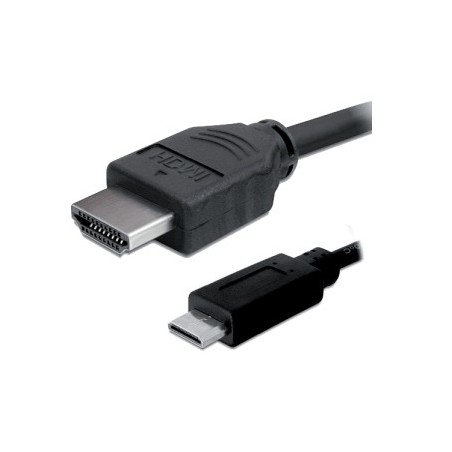 Uniformatic 12455 câble HDMI 5 m HDMI Type A (Standard) HDMI Type C (Mini) Noir