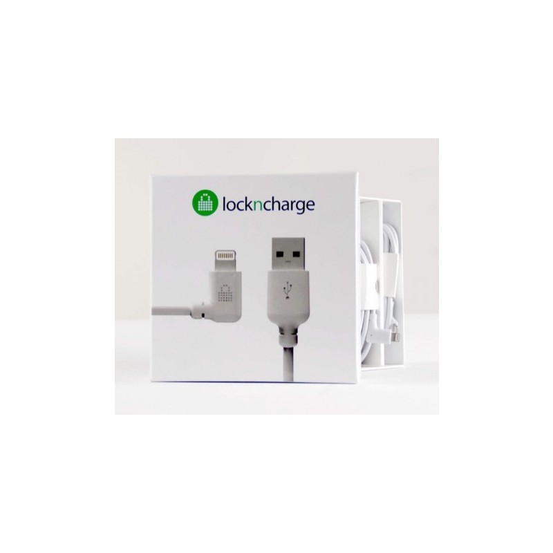 LOCKNCHARGE SET 5 CABLES MFI USB VERS LIGHTNING COUDES 0.3M