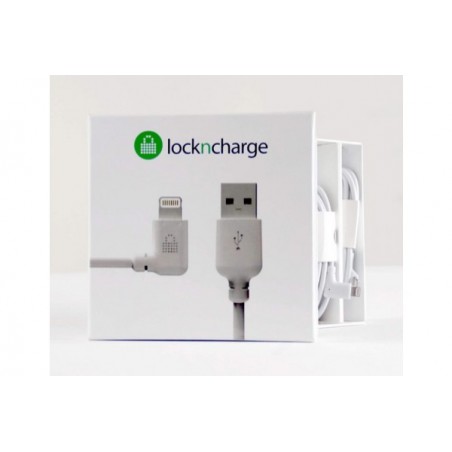 LOCKNCHARGE SET 5 CABLES MFI USB VERS LIGHTNING COUDES 0.3M