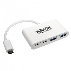 Tripp Lite U460-004-2A2C hub & concentrateur USB 3.2 Gen 1 (3.1 Gen 1) Type-C 5000 Mbit s