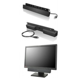 Lenovo USB Soundbar Noir 2.0 canaux 2,5 W