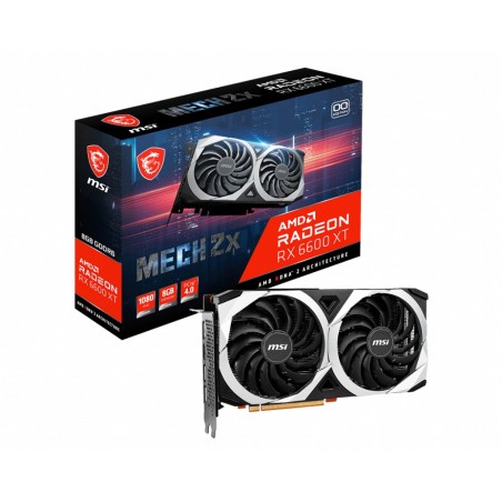 MSI MECH RX 6600 XT 2X 8G OC carte graphique AMD Radeon RX 6600 XT 8 Go GDDR6