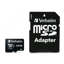 Verbatim Pro 64 Go MicroSDXC UHS Classe 10