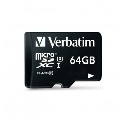 Verbatim Pro 64 Go MicroSDXC UHS Classe 10