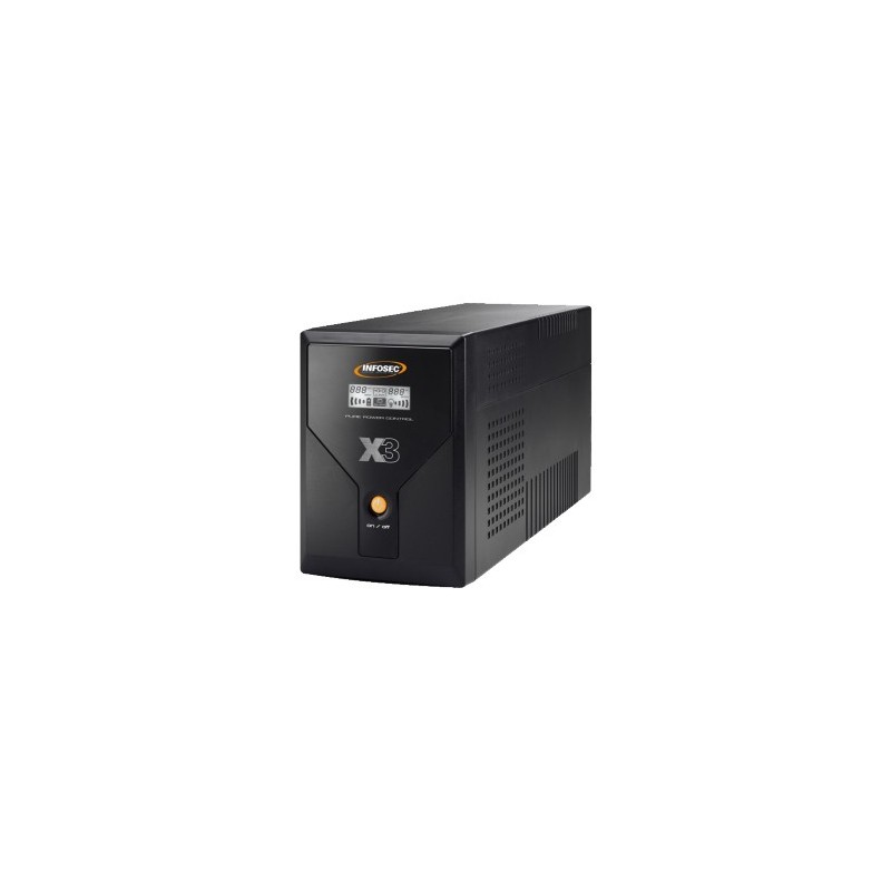 Infosec X3 EX LCD USB 1600 alimentation d'énergie non interruptible Interactivité de ligne 1,6 kVA 4 sortie(s) CA