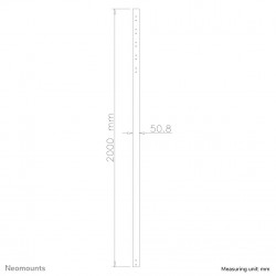 Neomounts tube de rallonge ecran plat