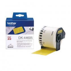 Brother DK44605 - Ruban de papier continu original – Jaune, 62 mm x 30,48 m