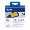 Brother DK44605 - Ruban de papier continu original – Jaune, 62 mm x 30,48 m