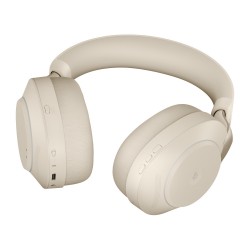 Jabra Evolve2 85, MS Stereo Casque Avec fil &sans fil Arceau Bureau Centre d'appels USB Type-C Bluetooth Beige