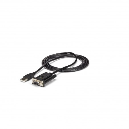 StarTech.com Câble Adaptateur USB vers RS232 Série - Câble DB9 Série DCE avec FTDI - Null Modem - USB 1.1   2.0 - Alimenté par