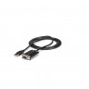 StarTech.com Câble Adaptateur USB vers RS232 Série - Câble DB9 Série DCE avec FTDI - Null Modem - USB 1.1   2.0 - Alimenté par