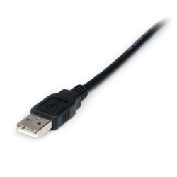 StarTech.com Câble Adaptateur USB vers RS232 Série - Câble DB9 Série DCE avec FTDI - Null Modem - USB 1.1   2.0 - Alimenté par