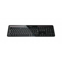 Logitech Wireless Solar Keyboard K750 clavier RF sans fil AZERTY Français Noir