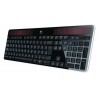 Logitech Wireless Solar Keyboard K750 clavier RF sans fil AZERTY Français Noir