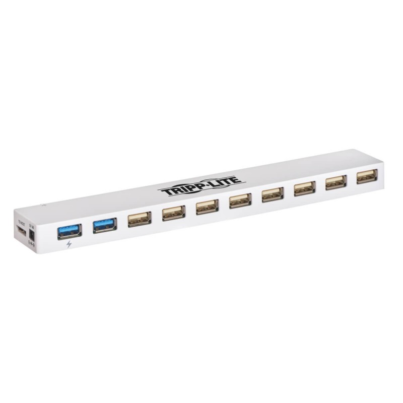 Tripp Lite U360-010C-2X3 hub & concentrateur USB 3.2 Gen 1 (3.1 Gen 1) Micro-B 5000 Mbit s Blanc