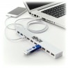 Tripp Lite U360-010C-2X3 hub & concentrateur USB 3.2 Gen 1 (3.1 Gen 1) Micro-B 5000 Mbit s Blanc